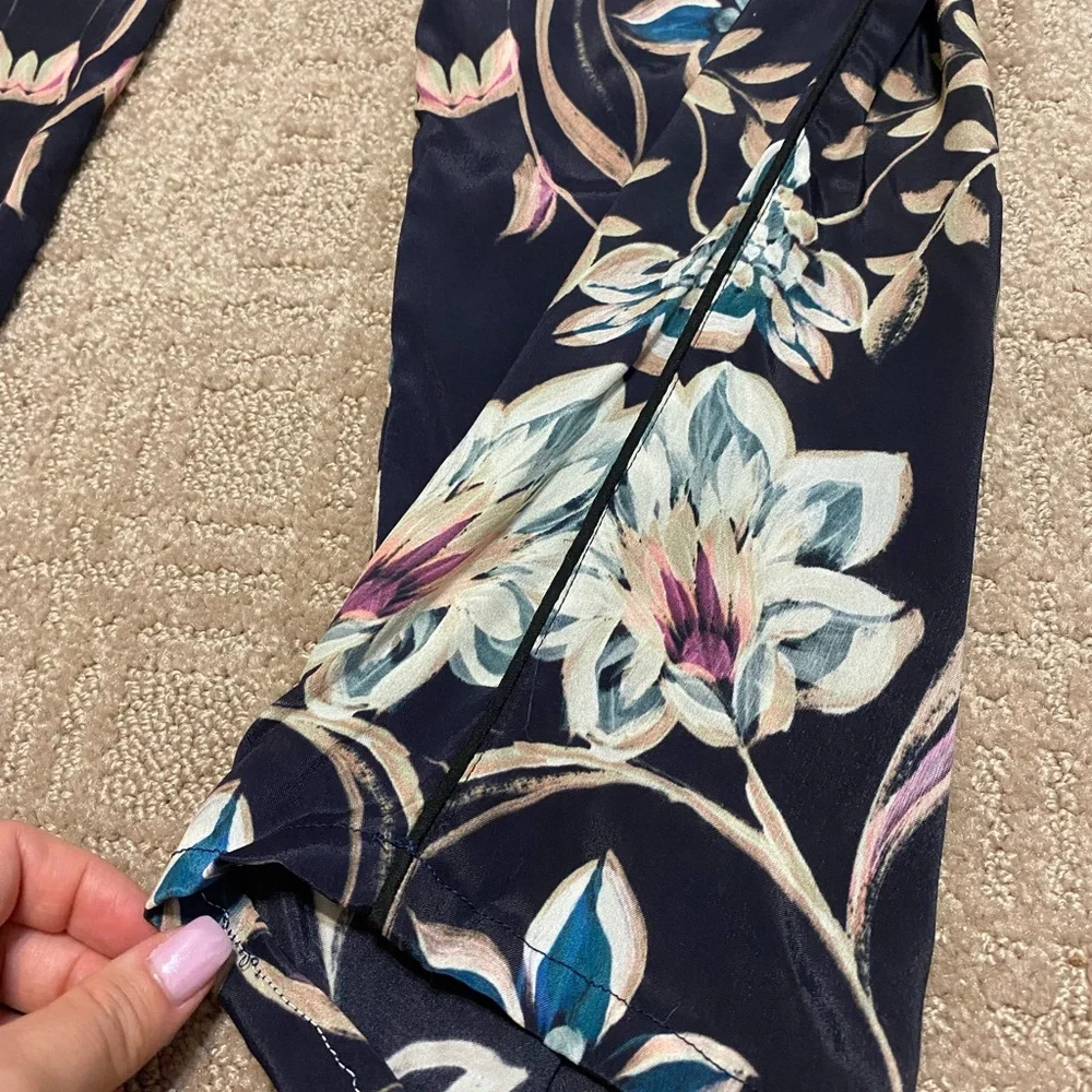 {Kachel | Anthropologie} Percy Floral Pants ~ Size 6 - Picture 8 of 16